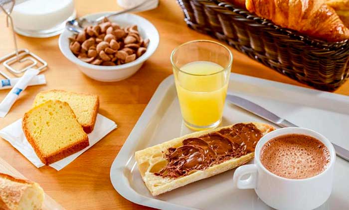 cepillado antes o después del desayuno